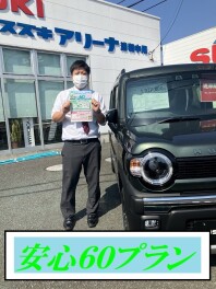スズキ残価設定クレジット、安心６０プランのご案内！！！