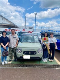 H様　ラパンご納車おめでとうございます！