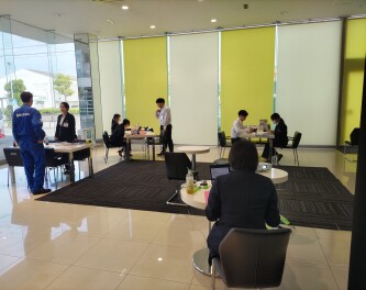新入社員研修風景　ビジネスマナー編②!!