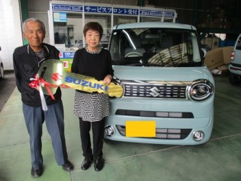 明石市S様ワゴンＲスマイル納車式！