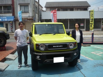 新車ジムニーシエラ納車です。