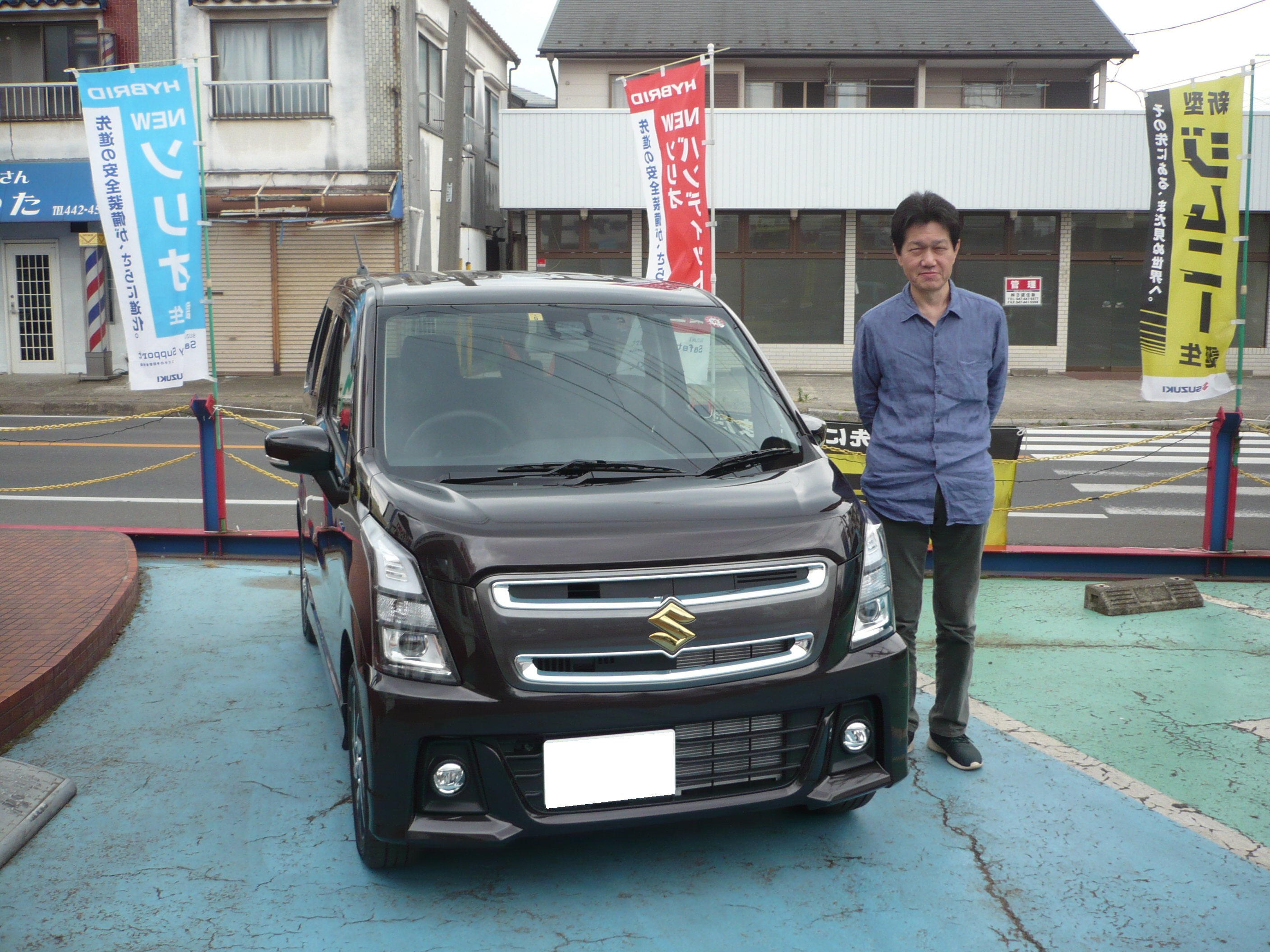新車ワゴンＲスティングレー納車です。｜納車ギャラリー｜お店ブログ