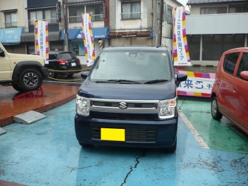 新車ワゴンＲ納車です。