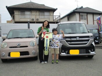 姫路市S様スペーシアカスタム納車式！