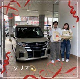 ソリオご納車☆