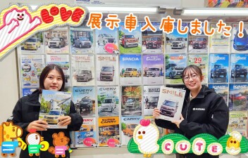 新しい展示車　ご用意しました！