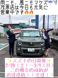 またまた開催しちゃいます！！！スズキの日！！あの話題の車もあります！