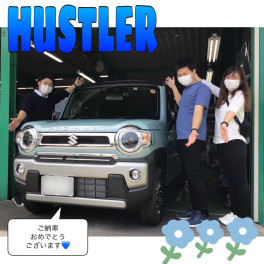 新車ハスラー♪♪　ご納車式！！