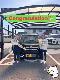 スペーシアカスタム　納車式