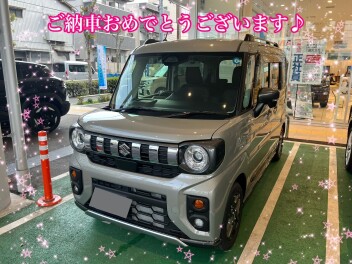 スペーシアギア納車しました。