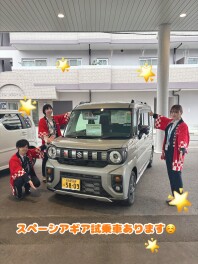 スペーシアギア試乗車あります！