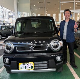 ハスラーご納車いたしました。