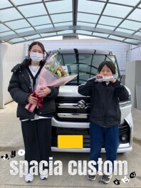 スペーシアカスタムへお乗り換え★