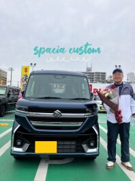 スペーシアカスタム納車式♪