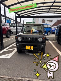ジムニー　納車式