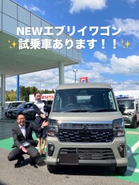NEWエブリイワゴンの試乗車あります！！！！