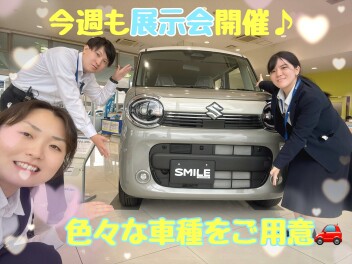 今週末も展示会開催してます！