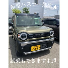 新型ハスラー発売しました。