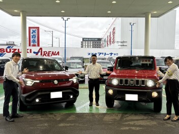 新型eビターラとジムニーノマド試乗車巡回中～アリーナ水口で試乗できるチャンス！～