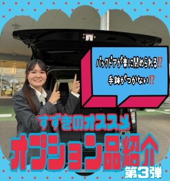 スタッフすずきのオススメディーラーオプションを紹介！　✧˖＼(*’ω’*)