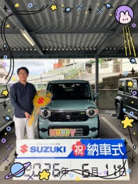 NEWハスラーご納車ありがとうございます☆彡