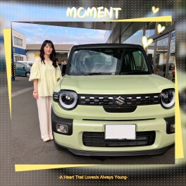 クロスビーのご納車おめでとうございます！