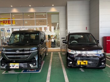 スペーシアカスタムご納車しました。