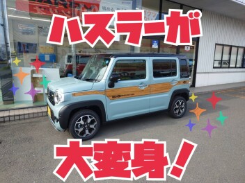 試乗車のハスラーがナチュラルスタイルに大変身！