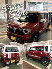 ハスラースタイリッシュスタイルの展示車がやってきました！