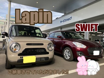 ラパンLCをご納車させていただきました！