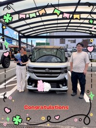スペーシアカスタム　納車式