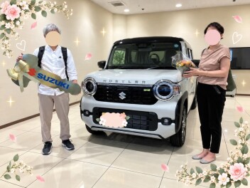 ご納車おめでとうございます【ハスラー】