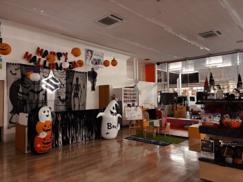 店内がハロウィン仕様になりました