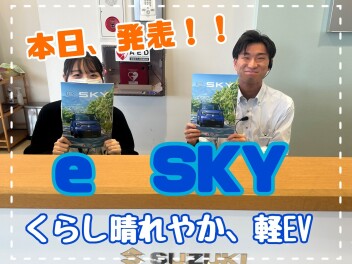 くらし晴れやか！軽EV 新型「e SKY」誕生！