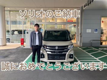 T様にソリオをご納車いたしました！