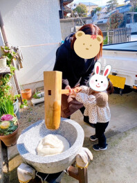 ★島田の休日の過ごし方・・餅つき！★
