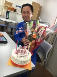 工場長還暦おめでとうございます！！！