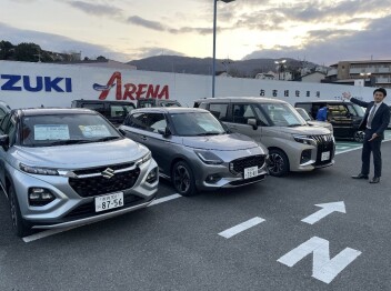 フロンクス、スイフト、ソリオ試乗できます
