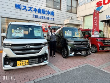 新型スペーシア展示中！！！