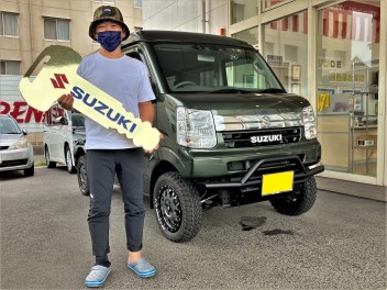 袖ヶ浦市にお住いのK様に、エブリィ WxPスペシャルをご納車いたしました。