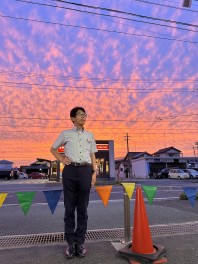 ヒロシと夕焼け・・・