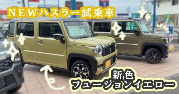 ハスラー試乗車☆NEWカラーもばっちり見れます！