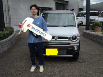 加古郡M様ハスラー納車式！