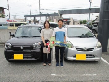加古郡N様アルト納車式！