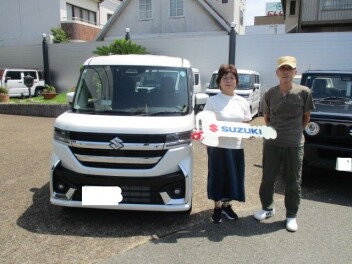 明石市M様スペーシアカスタム納車式！