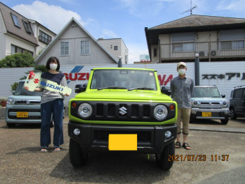 加古郡T様ジムニー納車式！