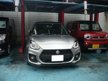 新車スイフトスポーツ納車です。