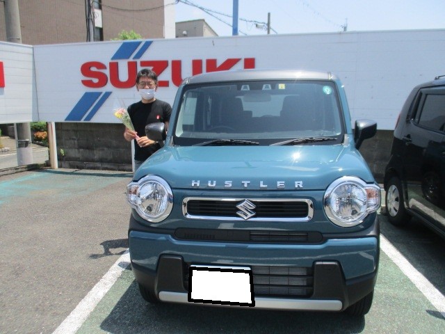 デコステッカーも魅力的 ハスラー 納車ギャラリー お店ブログ 株式会社スズキ自販兵庫 スズキアリーナ伊丹中央