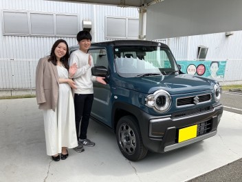 Y様　ハスラーご納車おめでとうございます！
