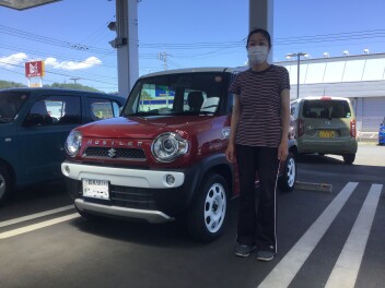 S様　この度はハスラーのご納車ありがとうございました。
